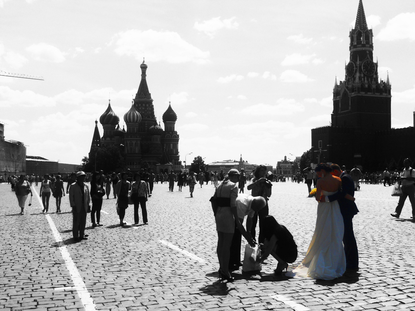 Wedding in Moscow Red Square