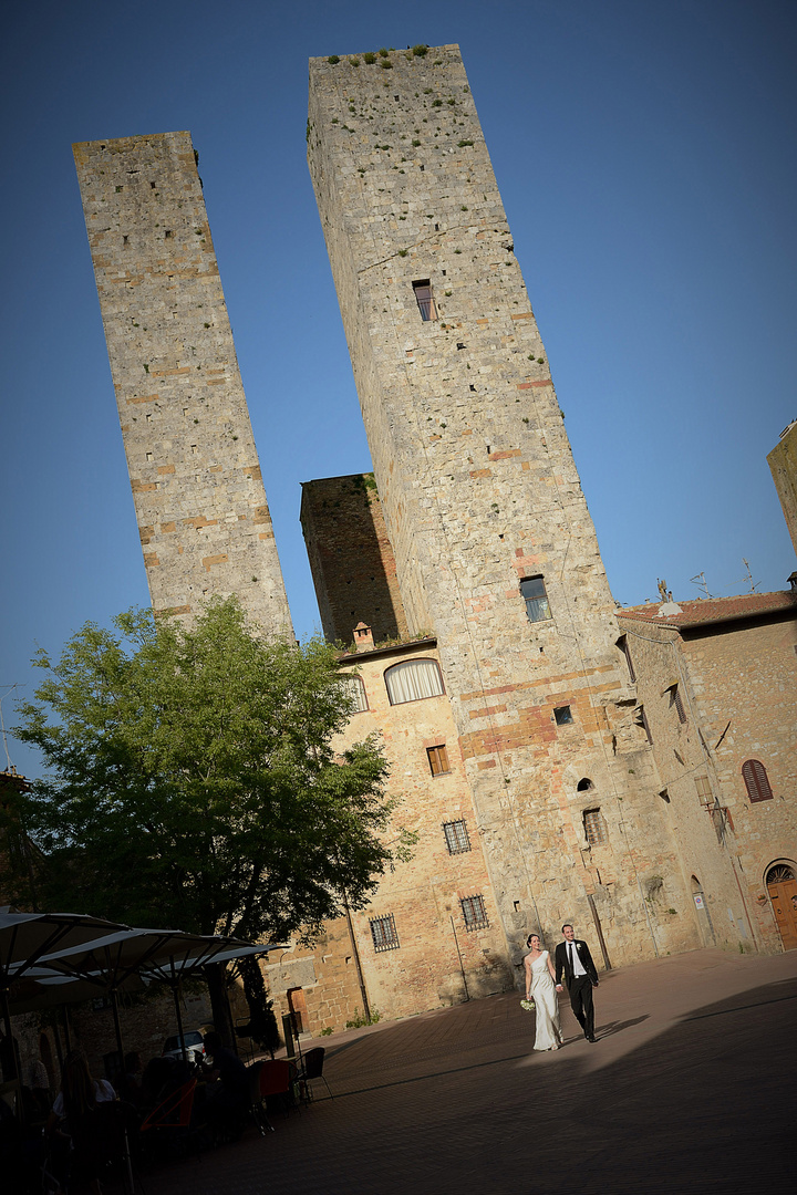 Wedding in San Gimignano