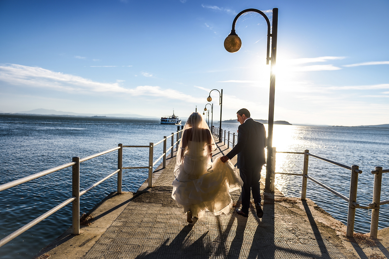 Wedding Photo at Lake Trasimeno