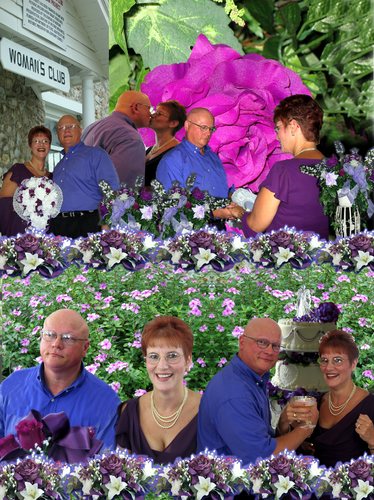 Wedding with flowers