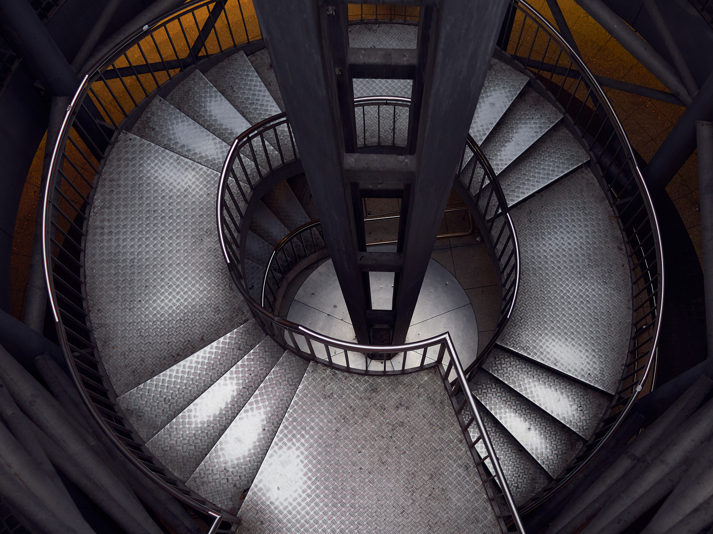 Wedeltreppe zur U-Bahn