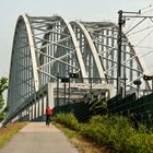 Weesp - Railway Bridge over the Amsterdam-Rhine Canal - Diemen side