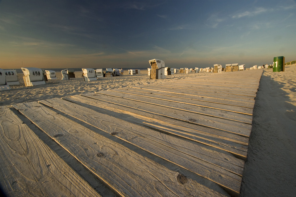 weg am hauptstrand von spiekeroog