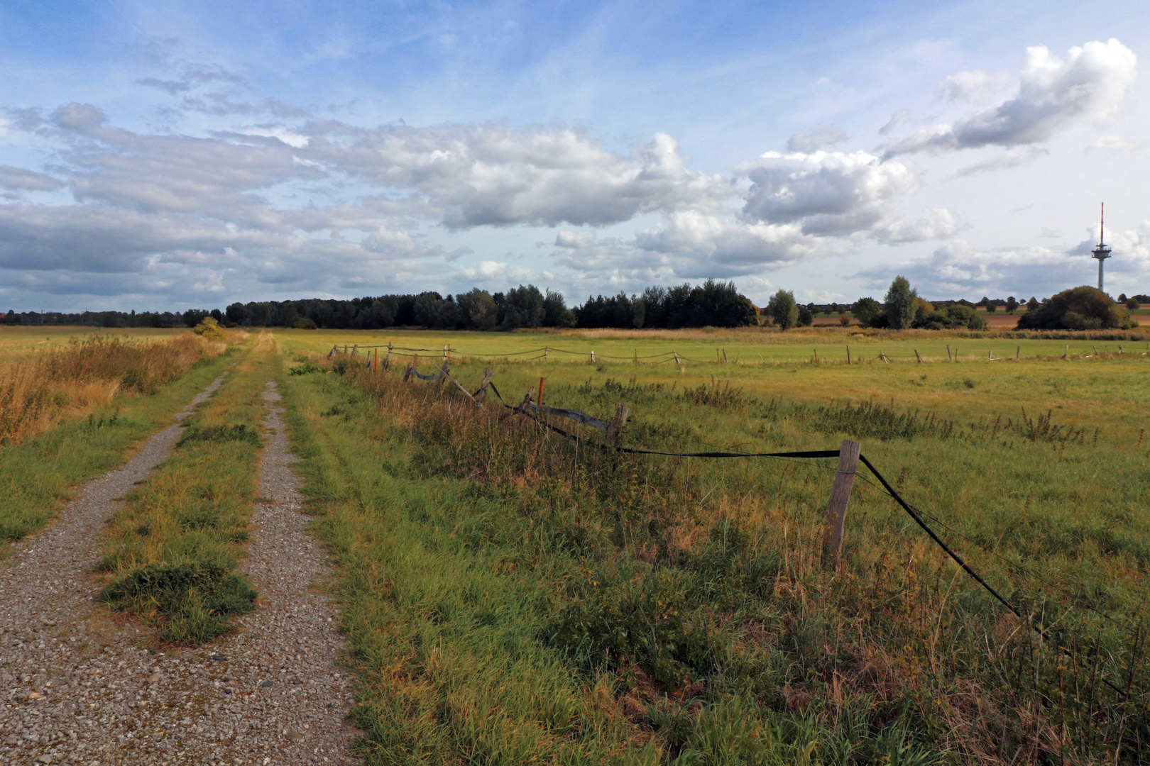 Weg am Weidezaun