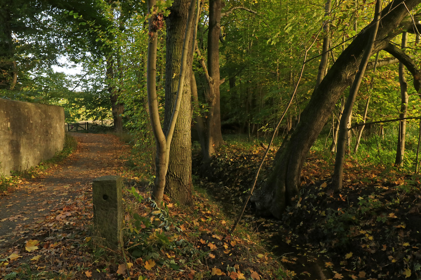 Weg an der Klostermauer