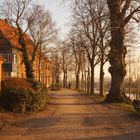 Weg an der Weser bei Nienburg