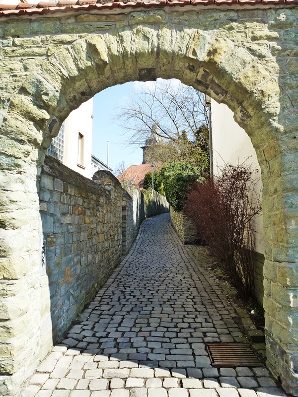 Weg durch die Altstadt