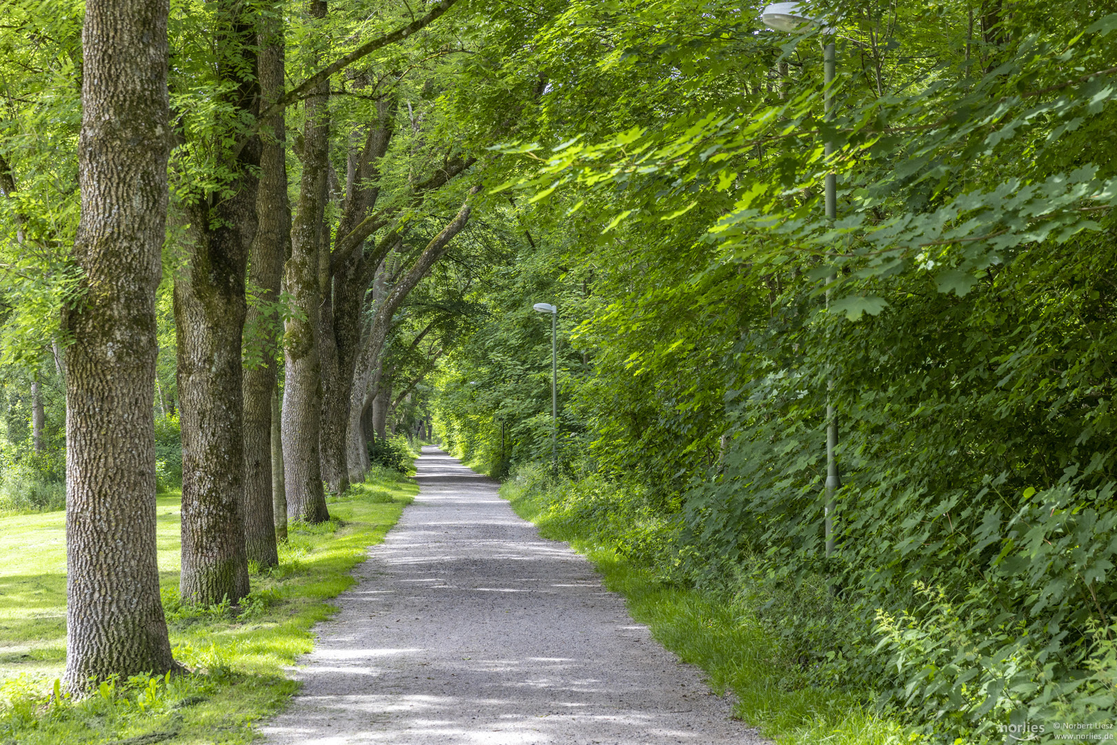 Weg entlang des Fabrikkanals