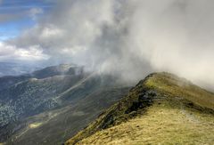 Weg in den Nebel