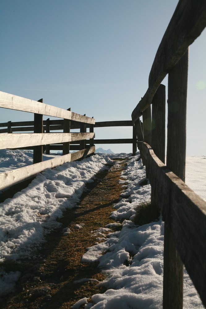 Weg in die Berge