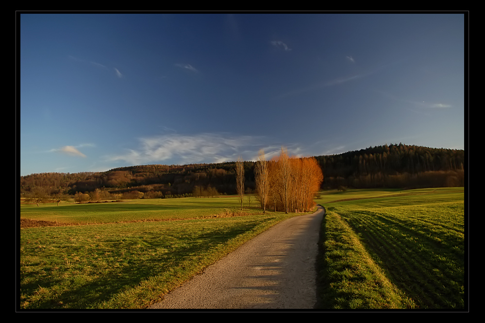 Weg in die Landschaft