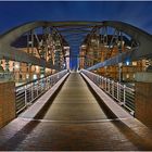 Weg in die Speicherstadt, Kibbelsteg Brücke