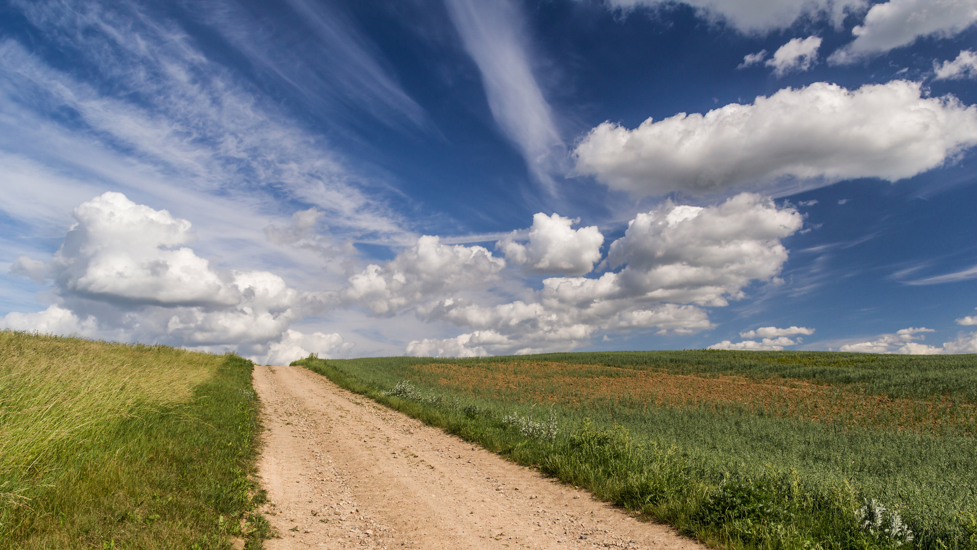 Weg in die Wolken