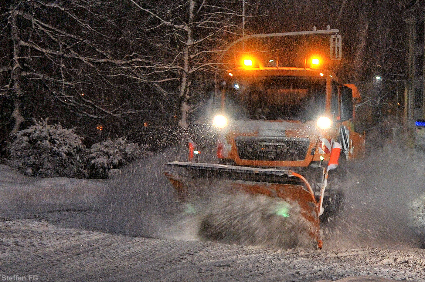 weg mit dem Schnee...