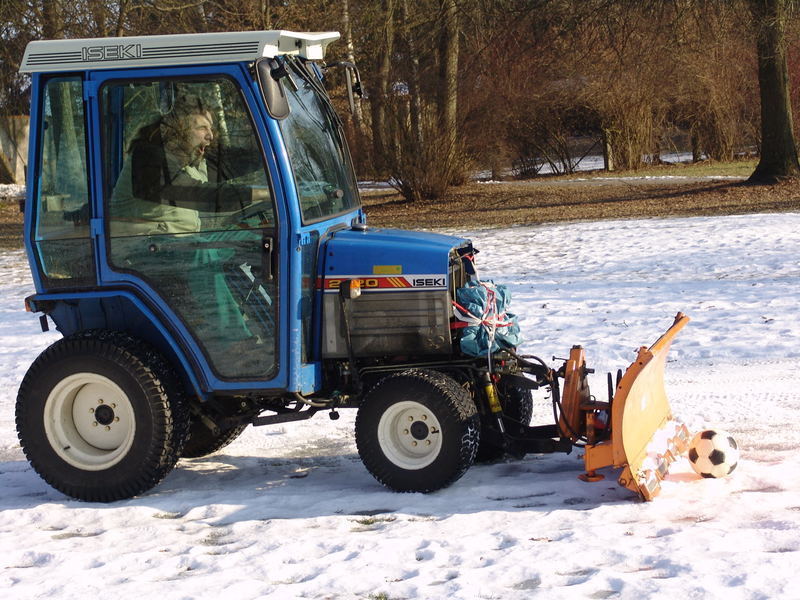 Weg mit dem Schnee - zur WM