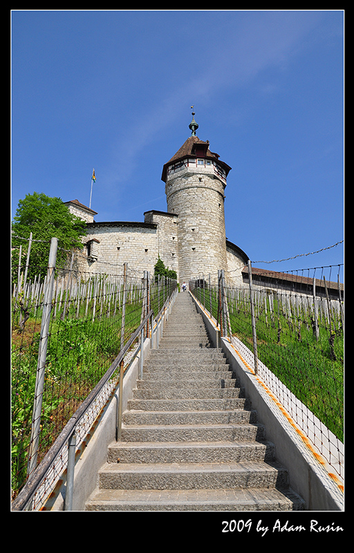 Weg nach Festung Munot