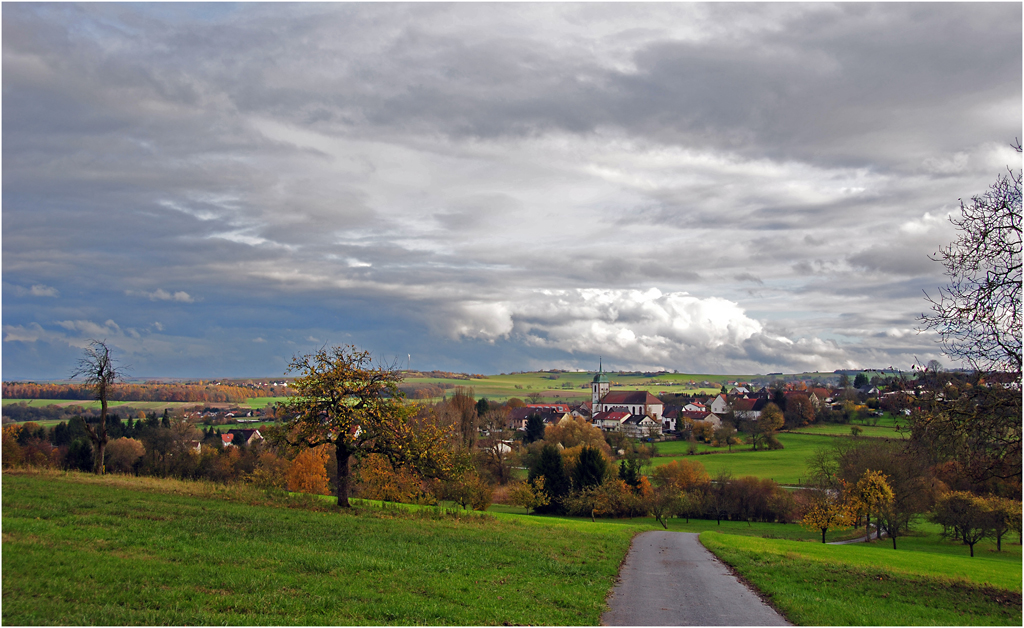 Weg nach Medelsheim