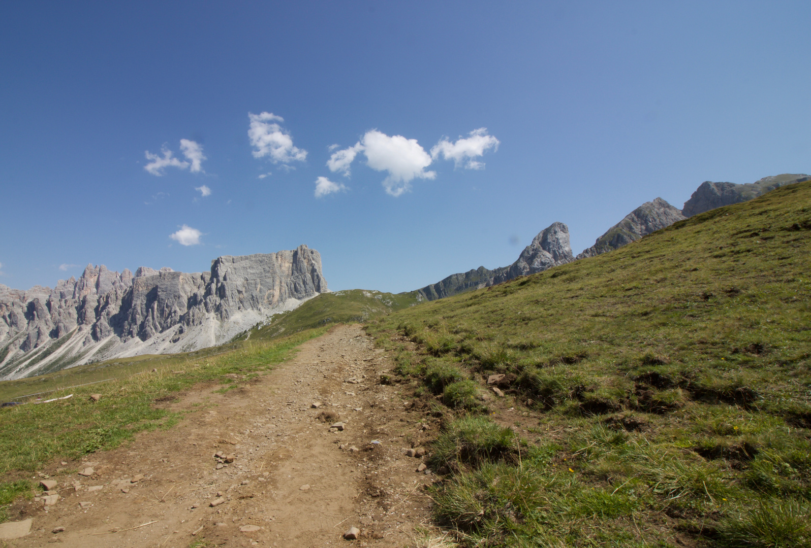 Weg nach oben