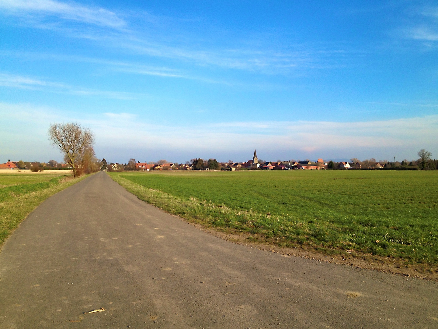 Weg nach Sachsenhagen