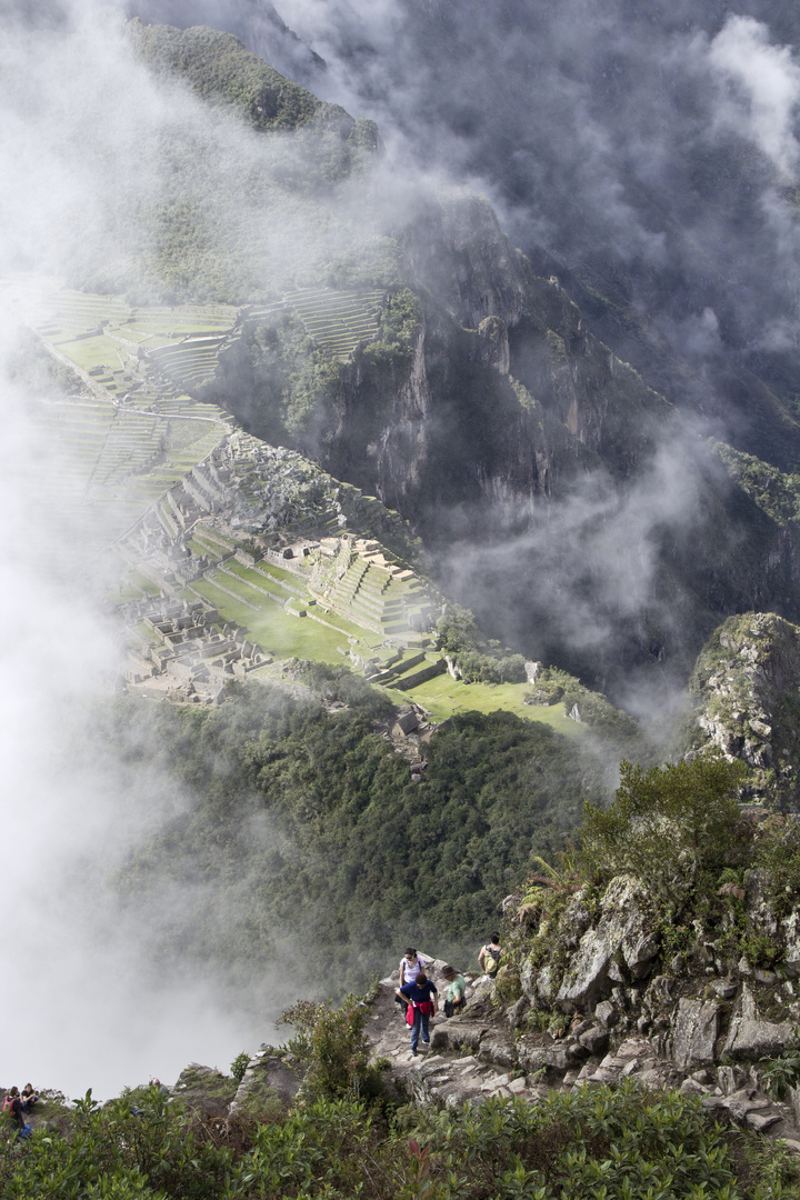 Weg nach waynu-pichu