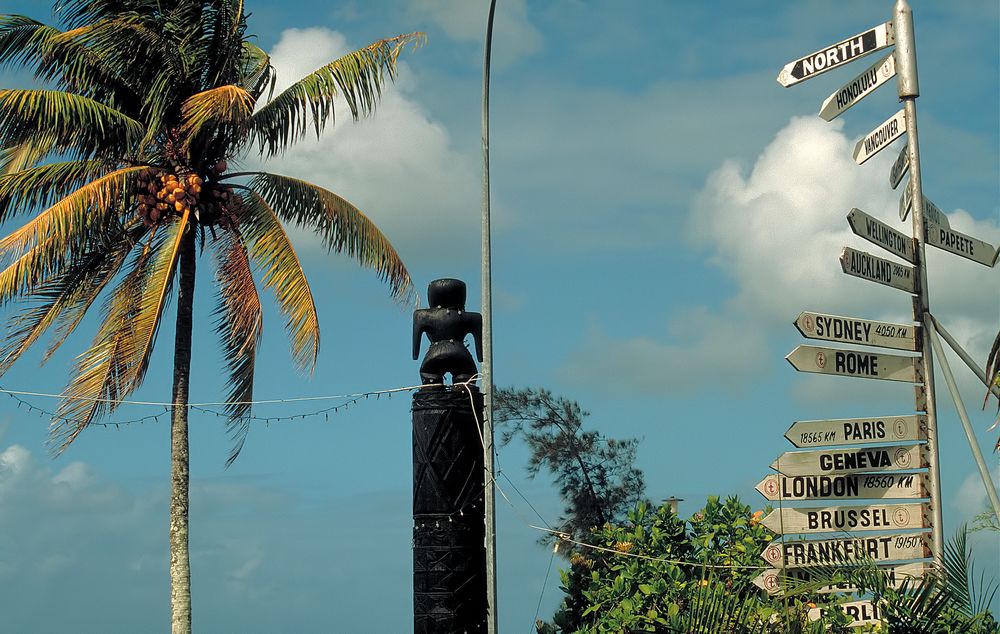 Weg-Orientierung in Nuku'alofa (Tongatapu)