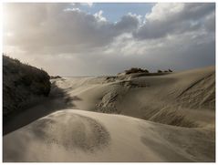 Weg unter Sand