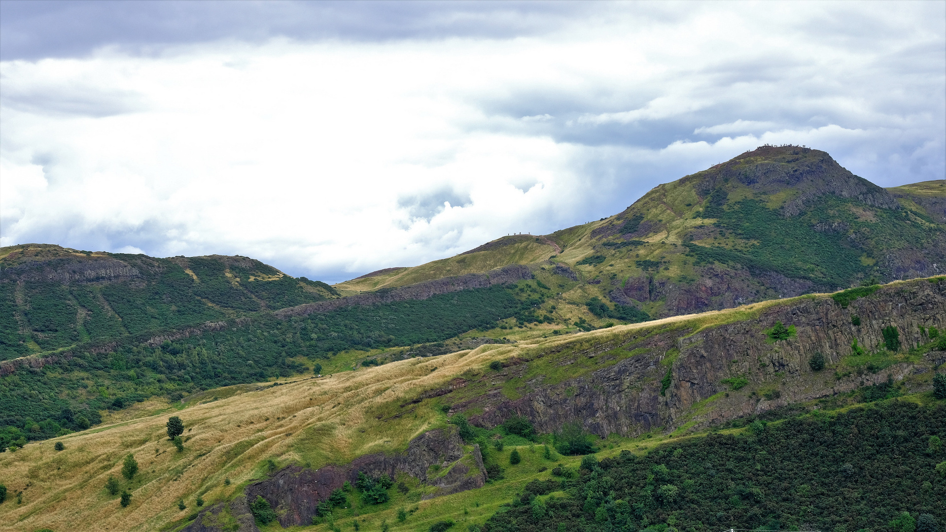 Weg zu Arthur`s Seat