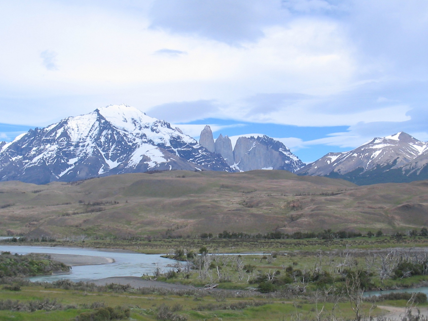 Weg zu den Torres del Paine