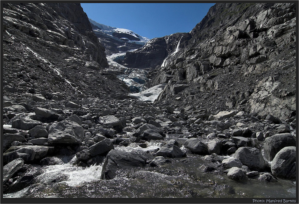 Weg zum Gletscher...