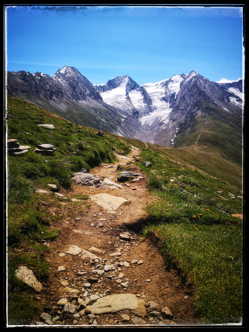 Weg zum Gletscher 