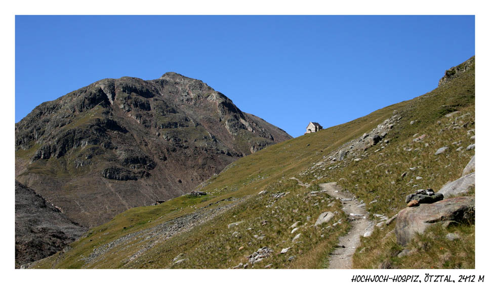 Weg zum Hochjoch-Hospiz