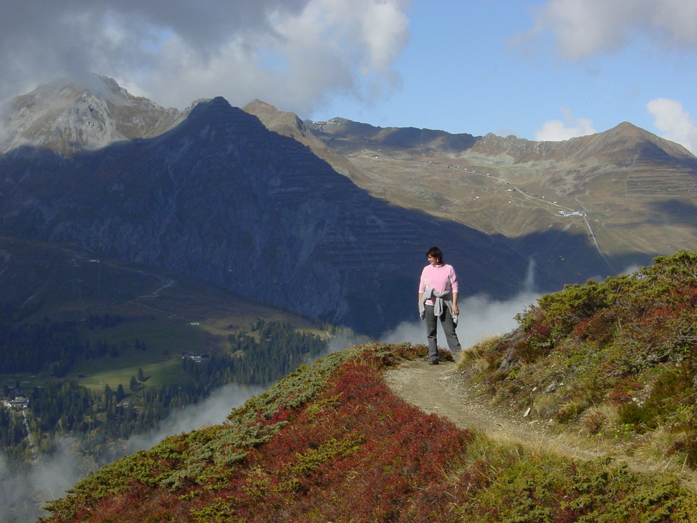 Weg zum Jakobshorn