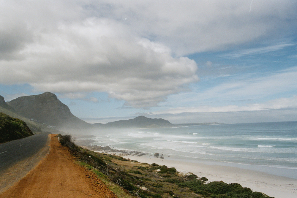 Weg zum Kap der guten Hoffnung in Südafrika