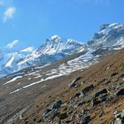 Weg zum Larke Pass in der Manaslu-Region