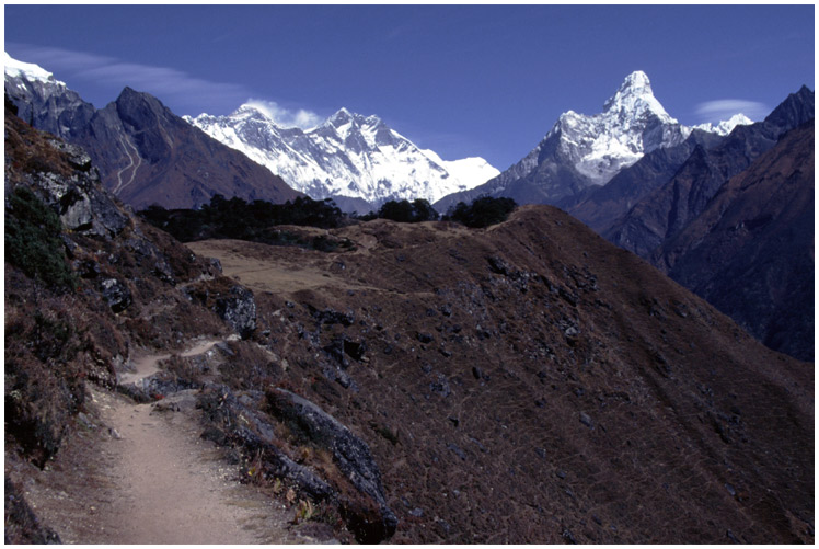 Weg zum Mount Everest