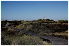 Weg zum Quermarkenfeuer auf Amrum