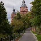 Weg zum Schloss Johannisberg in Aschaffenburg