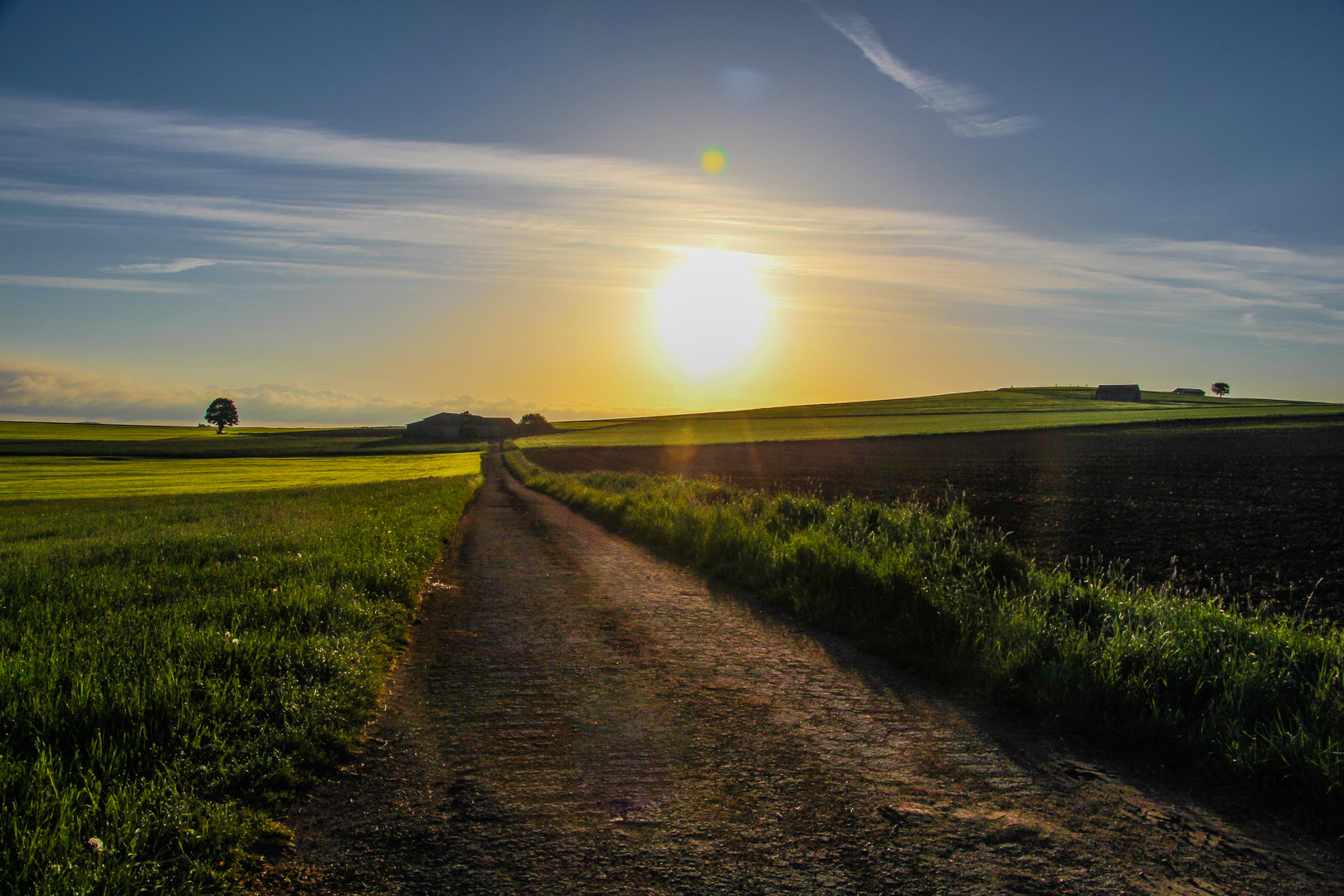 Weg zum Sonnenaufgang