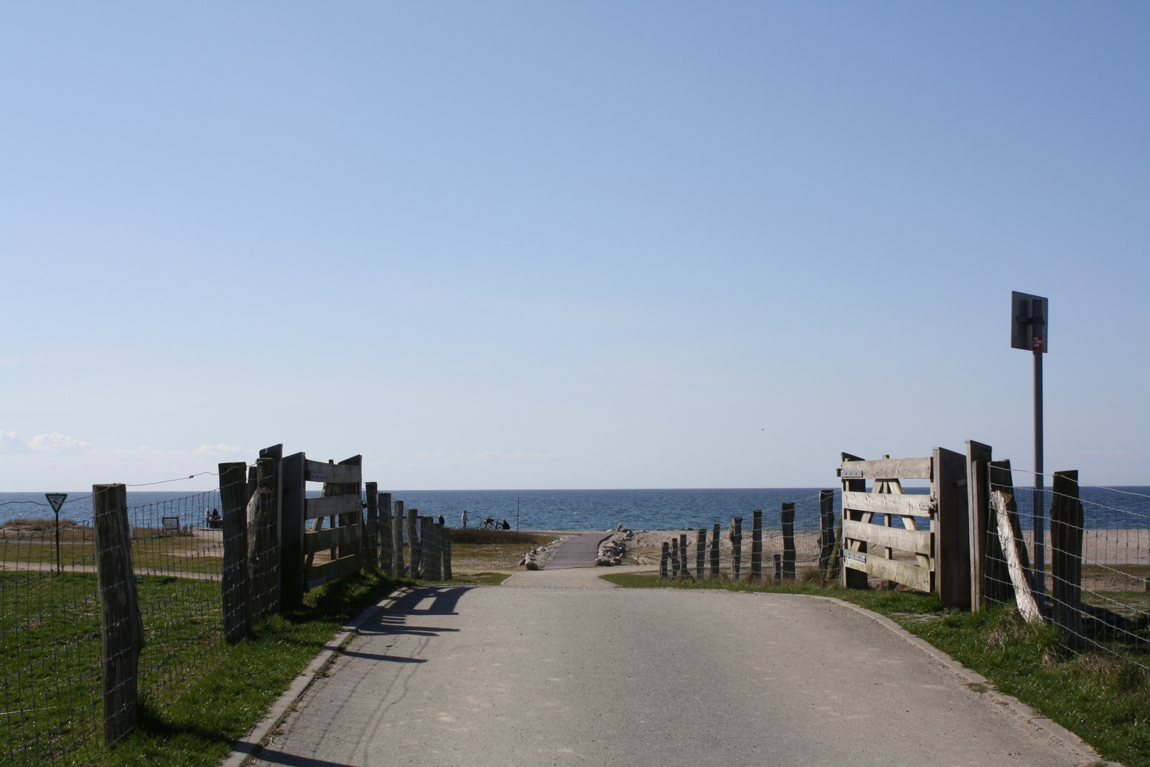 Weg zum Strand