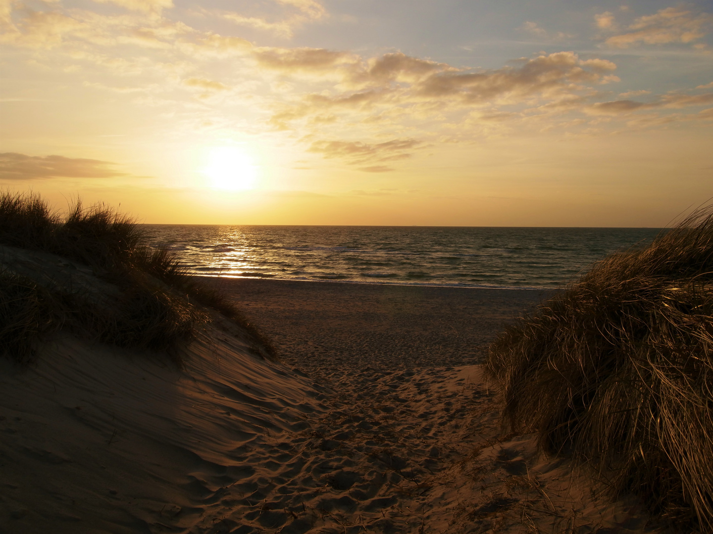 Weg zum Strand