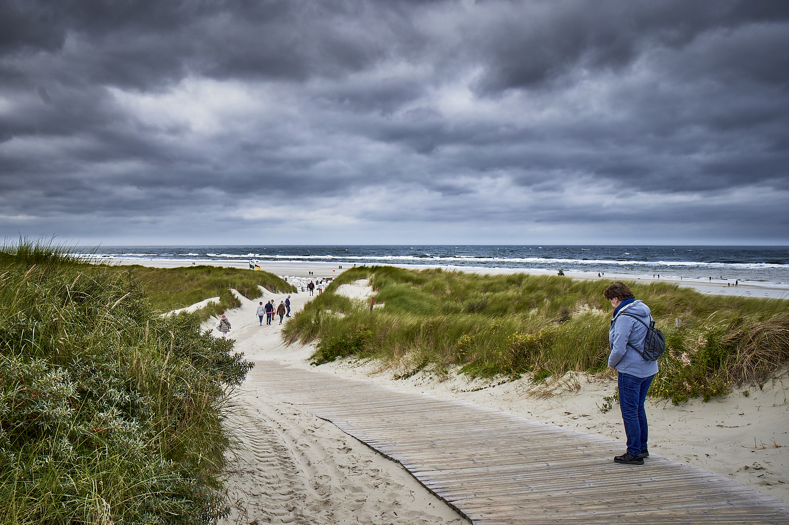 Weg zum Strand