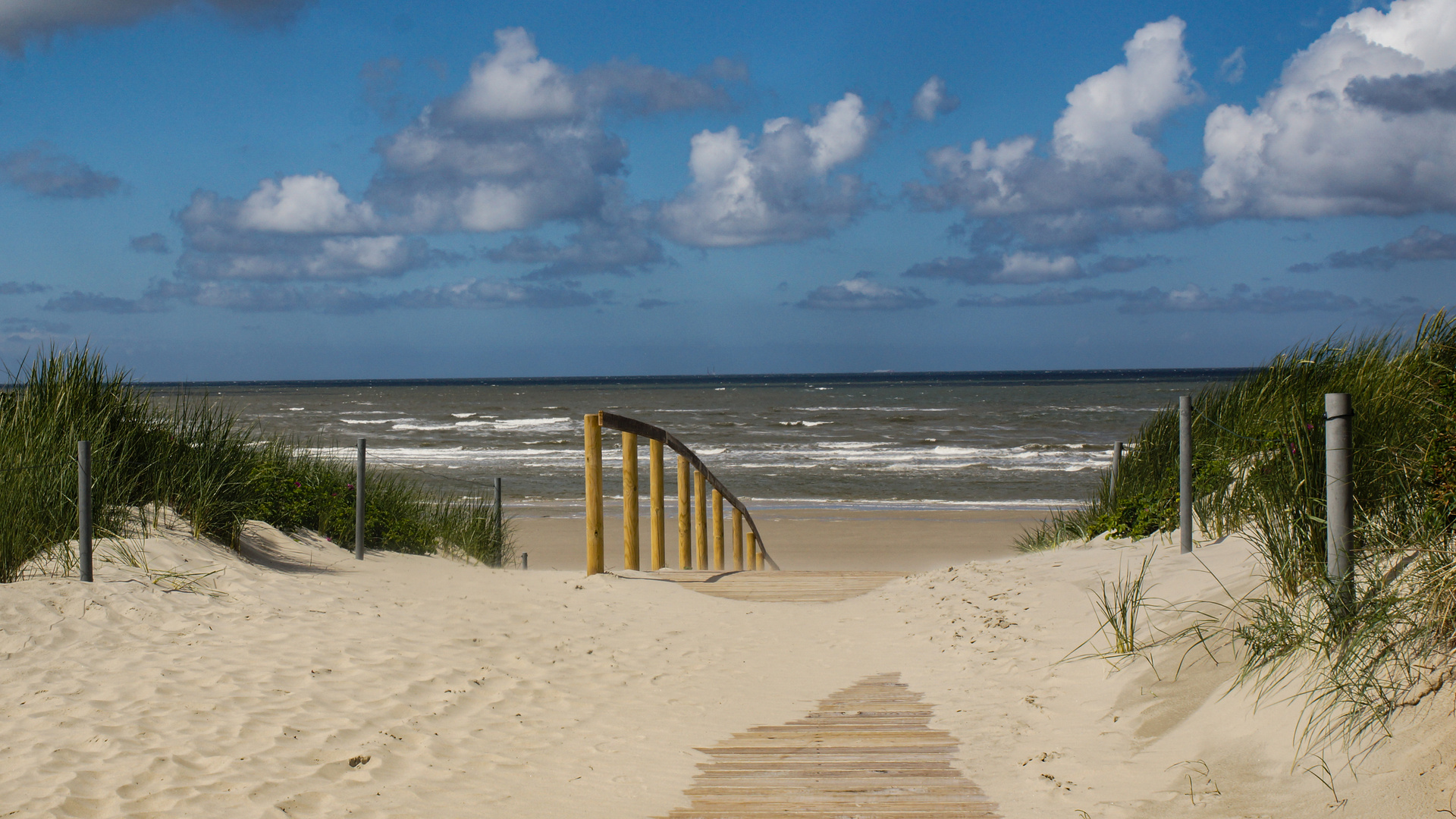 Weg zum Strand