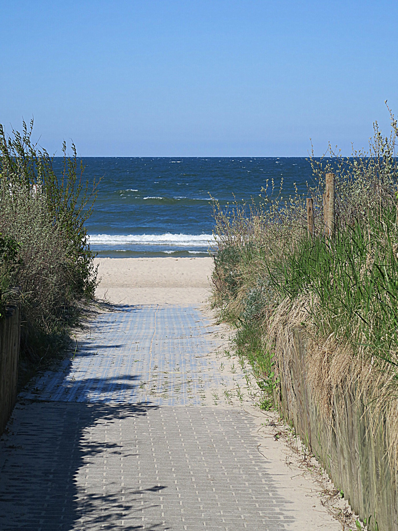 Weg zum Strand