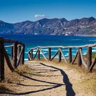 Weg zum Strand bei Gönnest - Sardinien