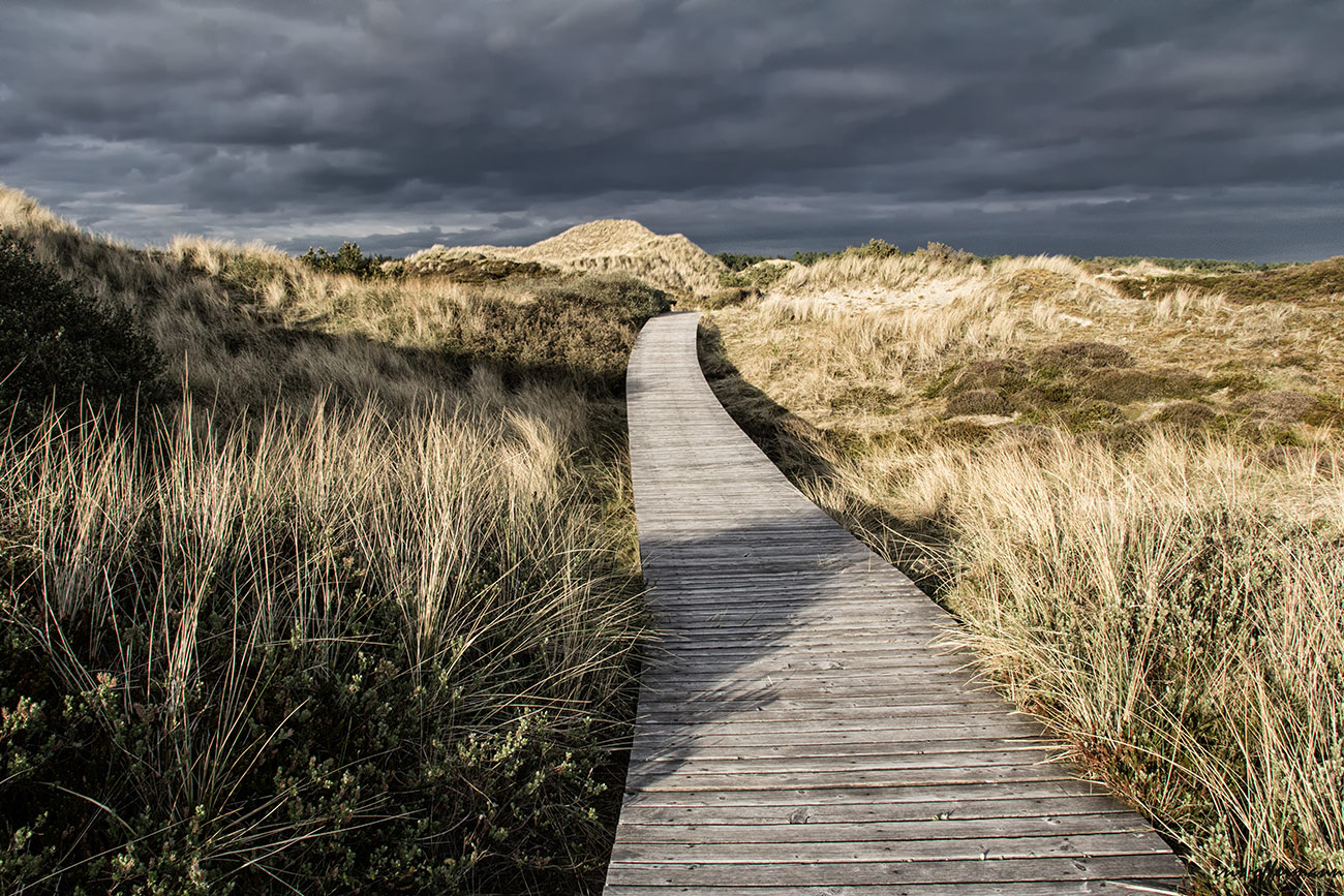 Weg zum Strand