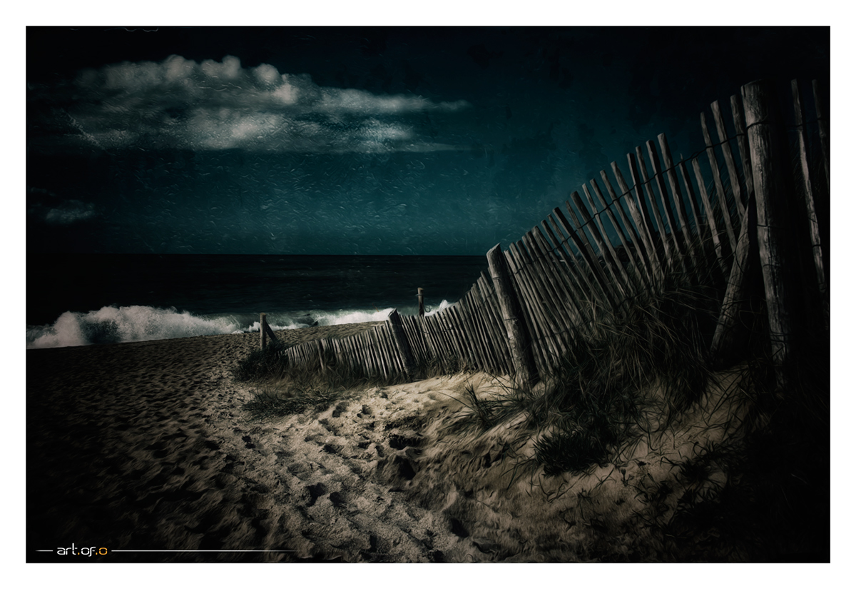 Weg zum Strand....Plage du Guesclin in der Bretagne.