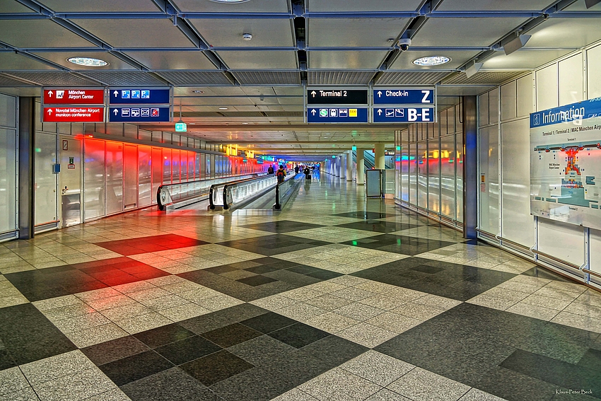 Weg zum Terminal 2