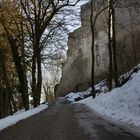 Weg zur Burgruine Bad Kreuzen