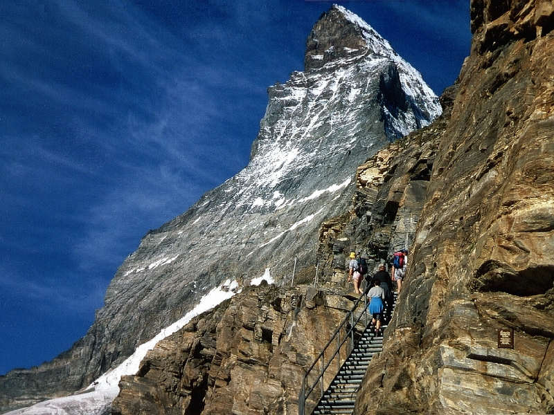 Weg zur Hörnlihütte