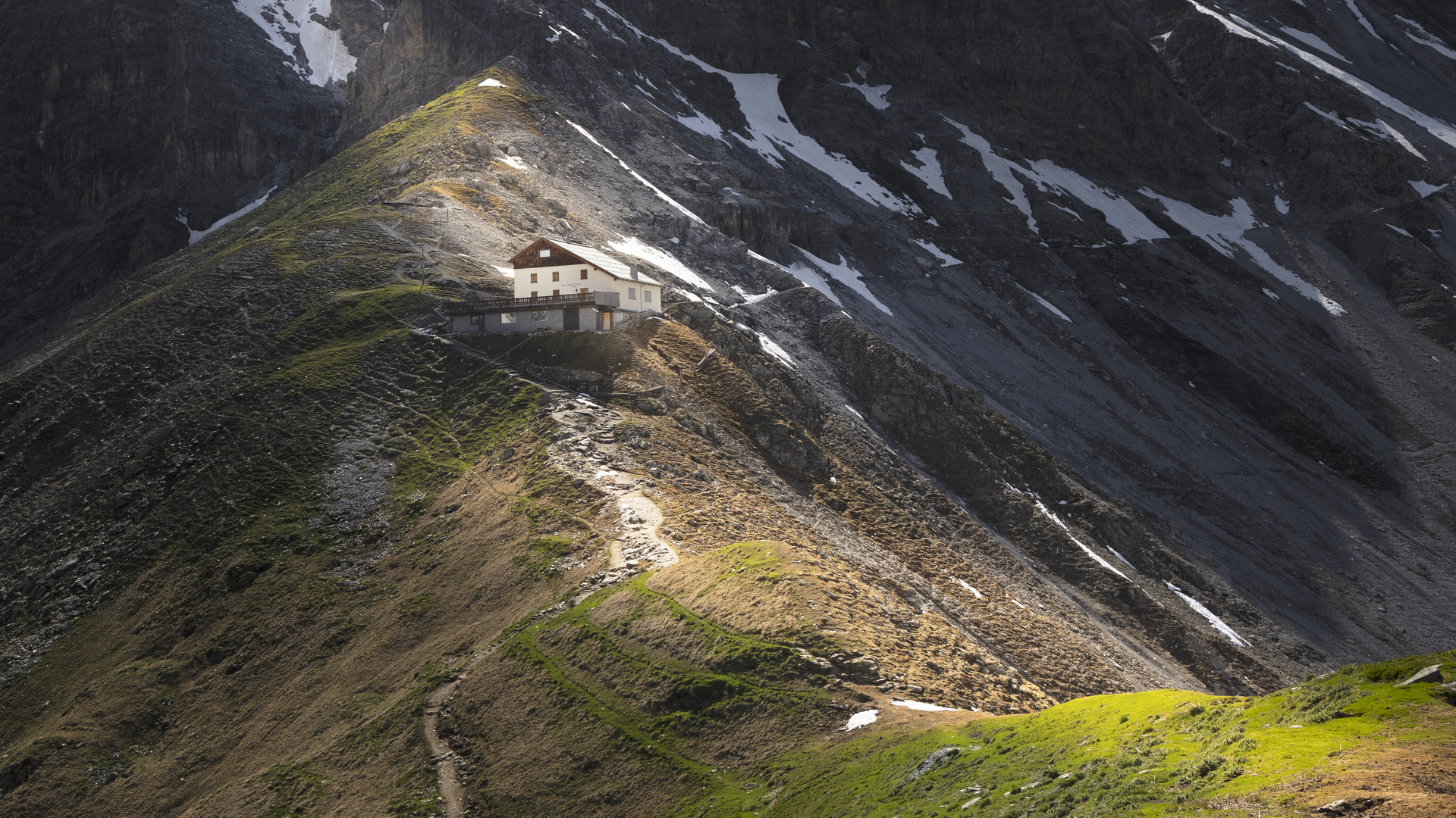 Weg zur Hütte